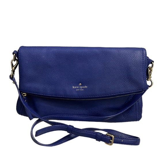kate spade Handbags - Kate Spade Shoulder Bag Pebbled Leather Medium Flap